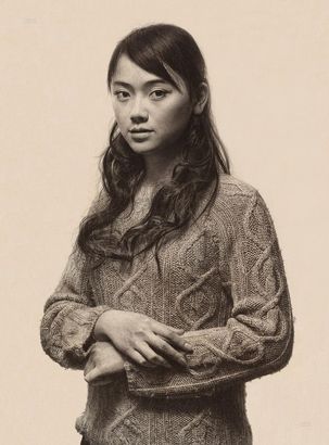冷军 2005年作 蒙娜丽莎—关于微笑的设计