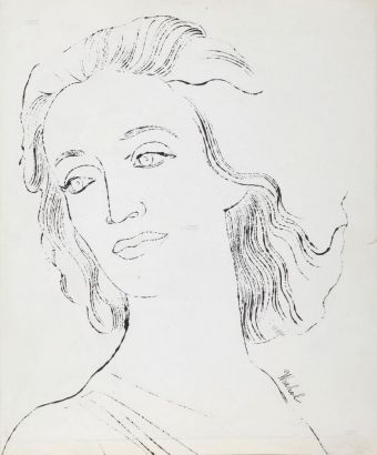安迪沃霍尔 多丽丝·汉弗莱的肖像