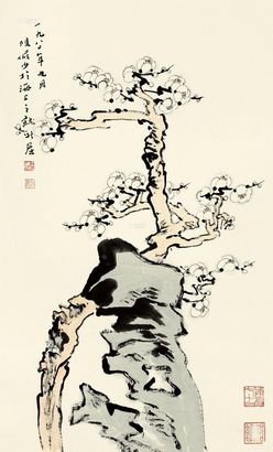 陆严少 梅花 镜片