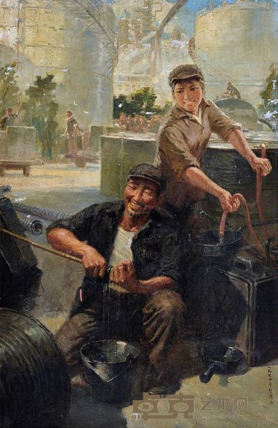 黄堃源 油城的主人 170×110cm