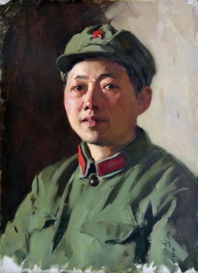 靳尚谊 军人肖像