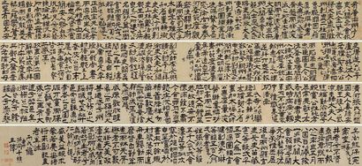 王铎 丙戌（1646）年作 隶书 手卷