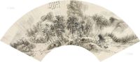 朱昂之 庚午（1810）年作 林壑清幽 扇片
