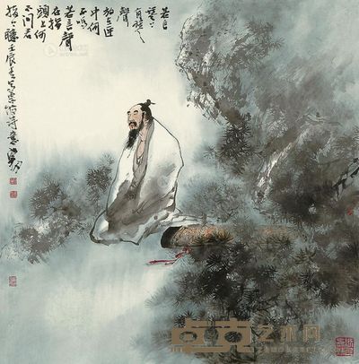 张剑 东坡诗意 68×68cm