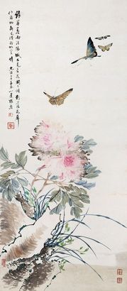 张槃 蝶恋花 立轴