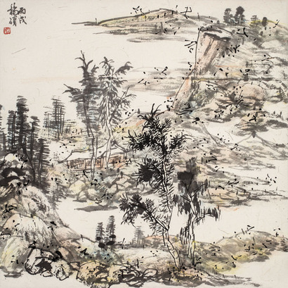 杨硕  山水