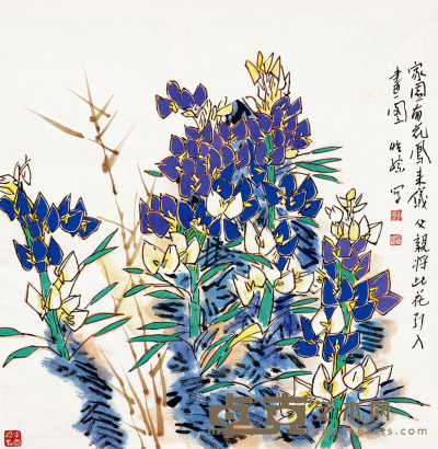 郭怡孮 花卉 66×66