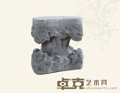 明·太湖石随形花台 54×52×30cm