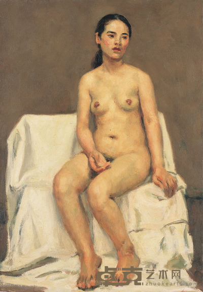 杨飞云 女人体 55×38cm