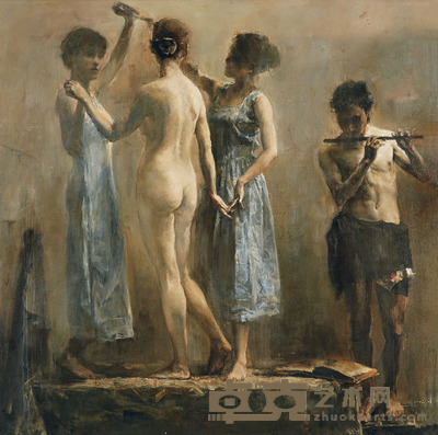 崔小冬 青春舞曲 150×150cm