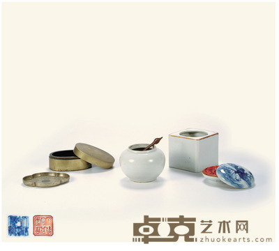 清·各式文房用具五件 尺寸不一数量:5件