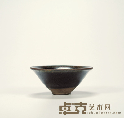 明以前·建窑油滴茶盏 高：5cm口径：11.7cm