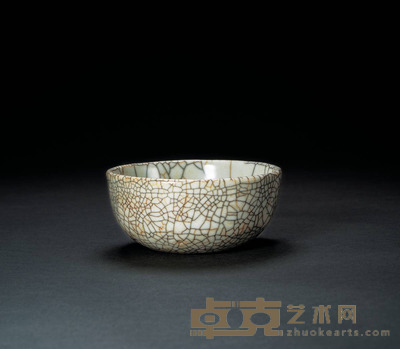 清·仿哥窑水洗 高：5.7cm 口径：13cm