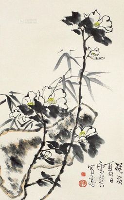 康师尧 花卉 镜片