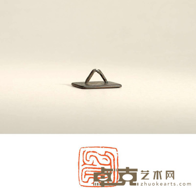 西周·鼻钮凤鸟纹铜玺印 3.7×3.7×1.5cm