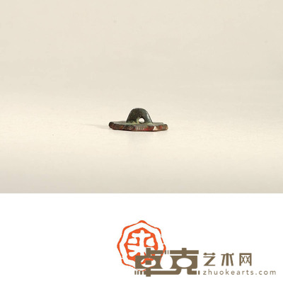 元·鼻钮铜押印 3.1×3.1×1.1cm