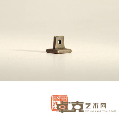 元·鼻钮八思巴文铜印 2.4×2.4×2.1cm