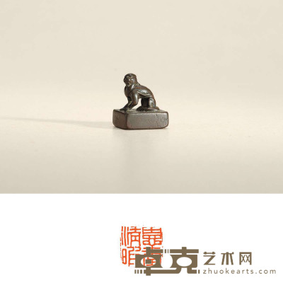 明·瑞兽钮铜印 2.9×2.7×3.3cm
