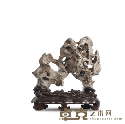 太湖石山子 通高36cm