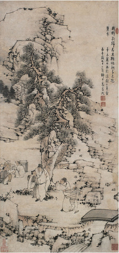 易昌武 松下醉酒图