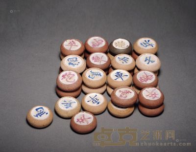 紫砂象棋 （三十二粒一套） --