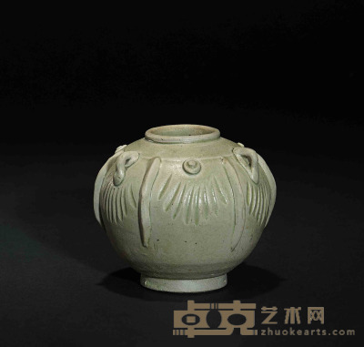 越窑青釉鱼形罐 腹径12cm 高11.5cm