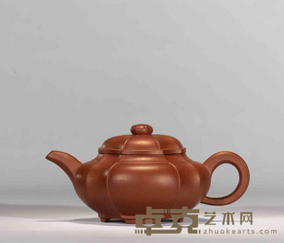 周桂珍款葵形壶 宽20.5cm高10cm