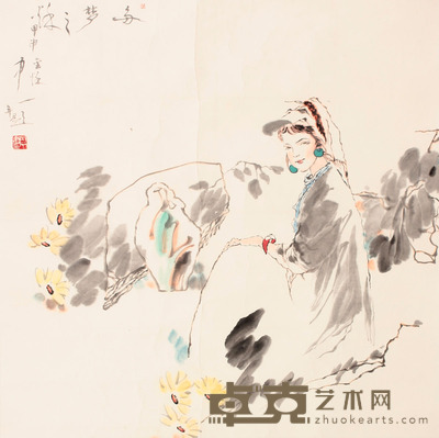 丁中一 人物镜片 68×68