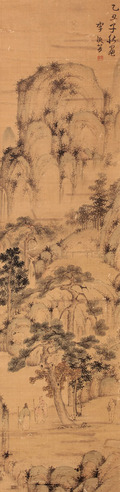 李流芳 山水立轴
