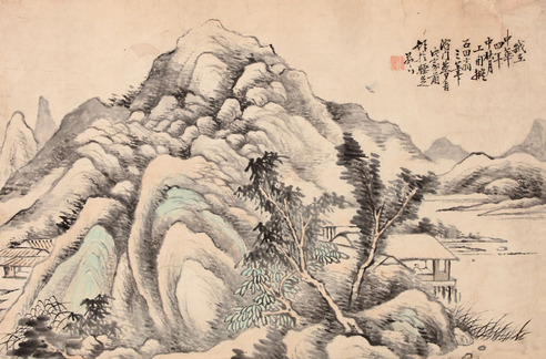 佚名 山水立轴