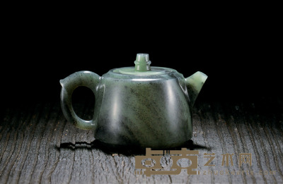 宋鸣放 幽馨 青花井栏壶 114×76×69mm重量：193.4g