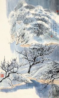 孙君良 雪中人家 立轴