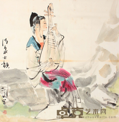 谢志高 人物镜片 68×66