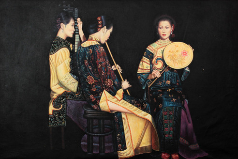 佚  名 人物镜框