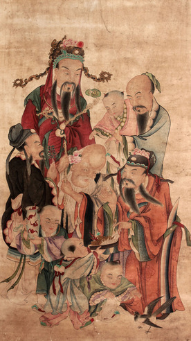 佚  名 人物立轴