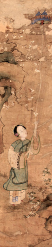 佚  名 人物立轴