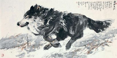 左进伟 2012年 雪域天路 镜心