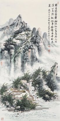 任建业 2012年 秋山图 镜心