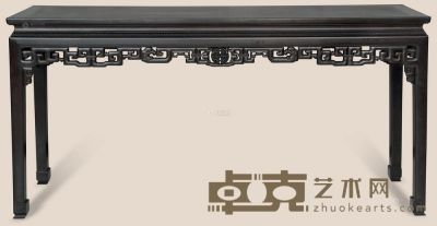 梓檀雕团寿条桌 168×46×86cm