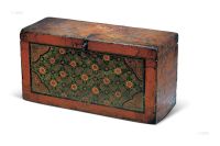 彩绘几何纹木箱 十七世纪