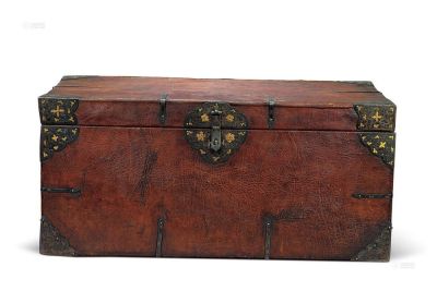 藏式皮箱 十九世纪