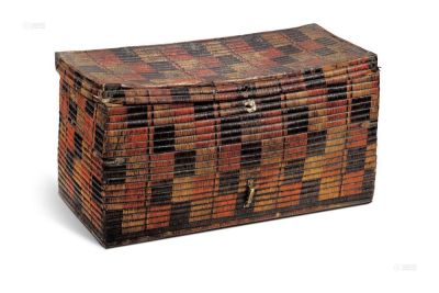 藏式藤条箱 十九至二十世纪