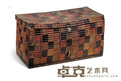 藏式藤条箱 十九至二十世纪 71×38×32cm