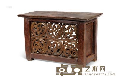 藏式条桌 十四至十五世纪 60×36×29cm