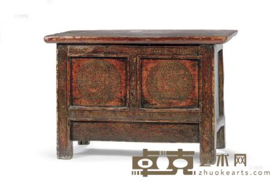 藏式条桌 十九世纪 64×33×43.5cm