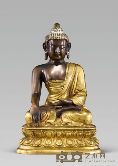 18世纪 释迦牟尼佛 高16.5cm