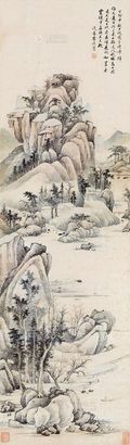 李流芳 秋林 立轴