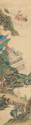 无款 群仙图 立轴