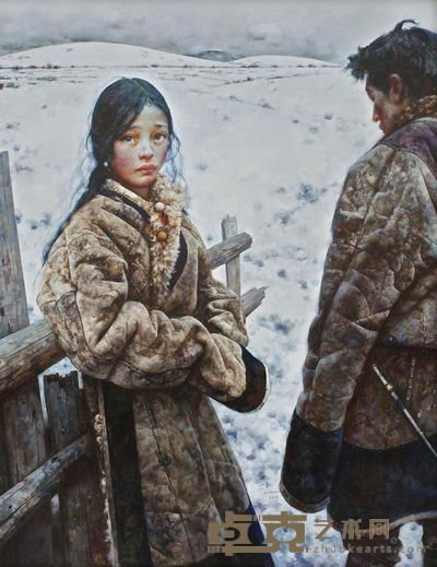 艾轩 2011年作 人在远方 150×130cm