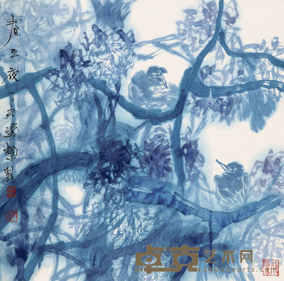 叶烂 春之夜 68*68*1